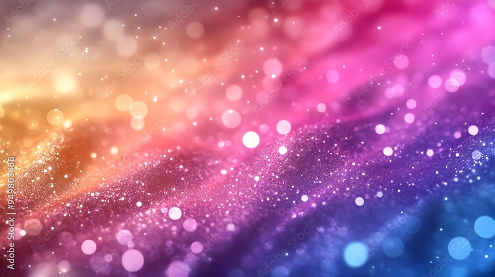 Abstract Colorful Background with Bokeh Lights Abstract Colorful Background with Bokeh Lights