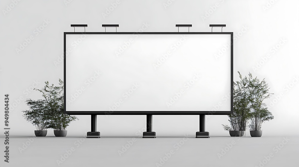 Fototapeta premium Blank Billboard in City