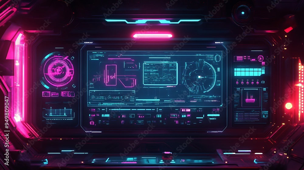 Futuristic Digital Interface Futuristic Digital Interface