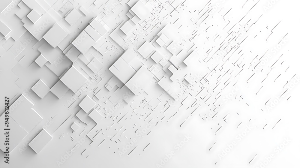 Abstract White Geometric Background Abstract White Geometric Background