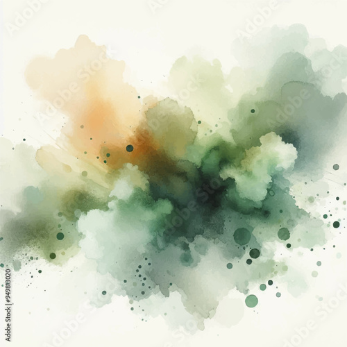 Hand painted watercolor splashes, paper and stone color texture. watercolor abstract background ai generative