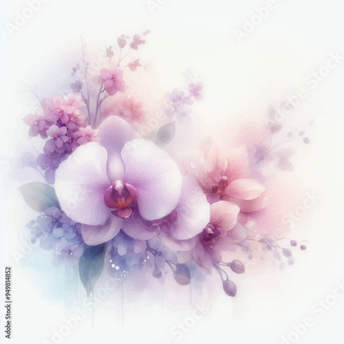 Hand painted watercolor splashes, paper and stone color texture. watercolor abstract background ai generative