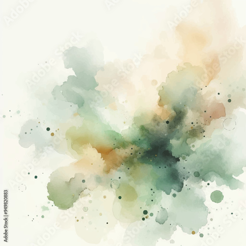 Hand painted watercolor splashes, paper and stone color texture. watercolor abstract background ai generative
