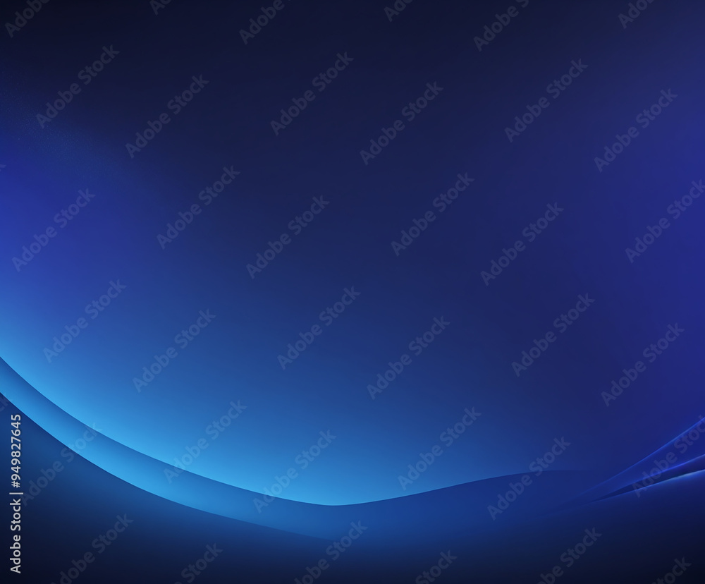 Obraz premium Gradient blue abstract technology background, Generative AI
