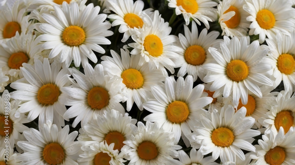 Fototapeta premium Order daisy flowers for delivery