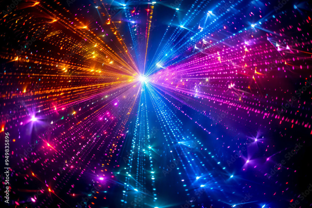 Fototapeta premium Lasershow