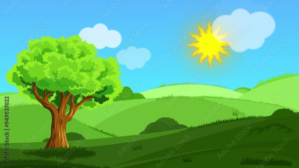 landscape with trees landscape with trees
