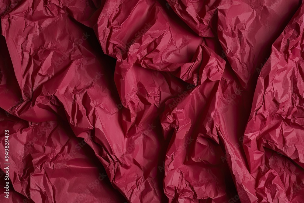 Crumpled Red Paper Texture with Grunge Design for Wallpaper Background Crumpled Red Paper Texture with Grunge Design for Wallpaper Background