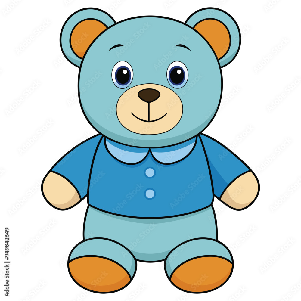 Cute Teddy Bear Cartoon Vector Illustration Cute Teddy Bear Cartoon Vector Illustration