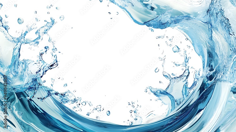 Fototapeta premium Abstract Geometric Pattern with Neon Lights