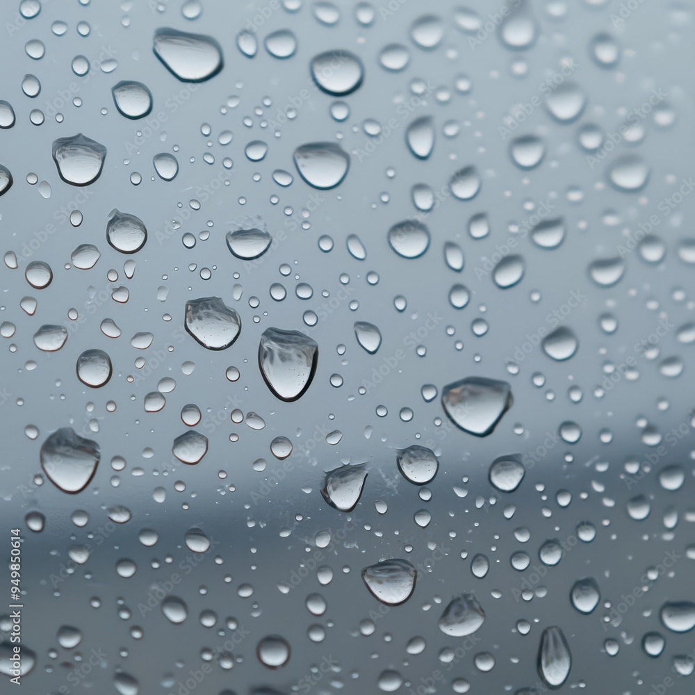 Detailed water droplet pattern on glass, macro shot, rain aesthetic captured beautifully. Detailed water droplet pattern on glass, macro shot, rain aesthetic captured beautifully.