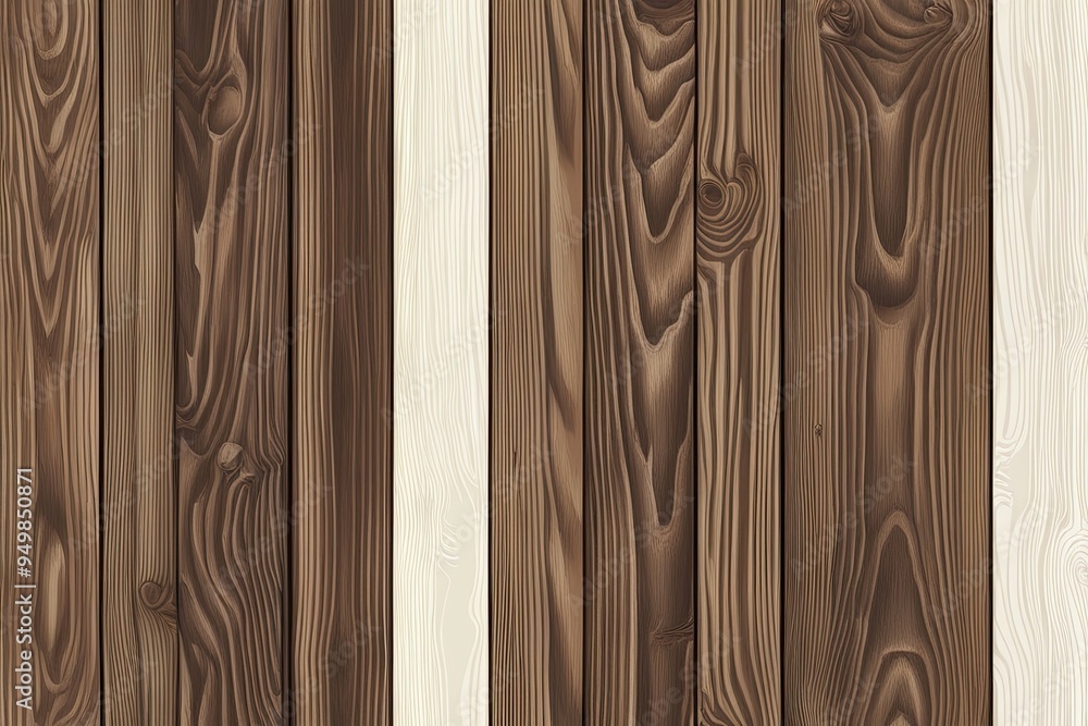 Elegant Dark Oak and Creamy White Wood Texture Background Elegant Dark Oak and Creamy White Wood Texture Background