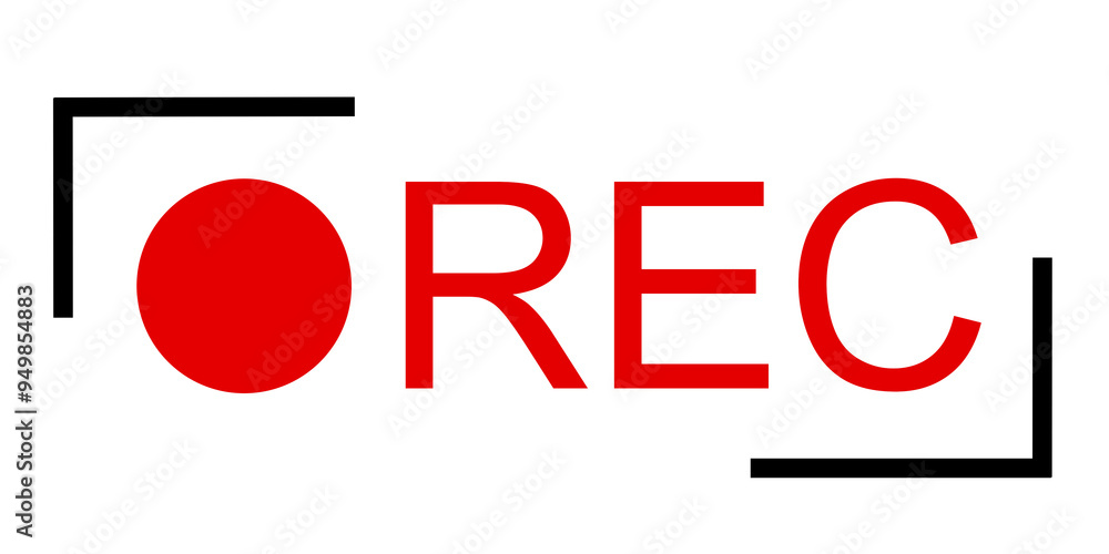 Recording mark icon, Camera video recording icon
Recording mark icon, Camera video recording icon