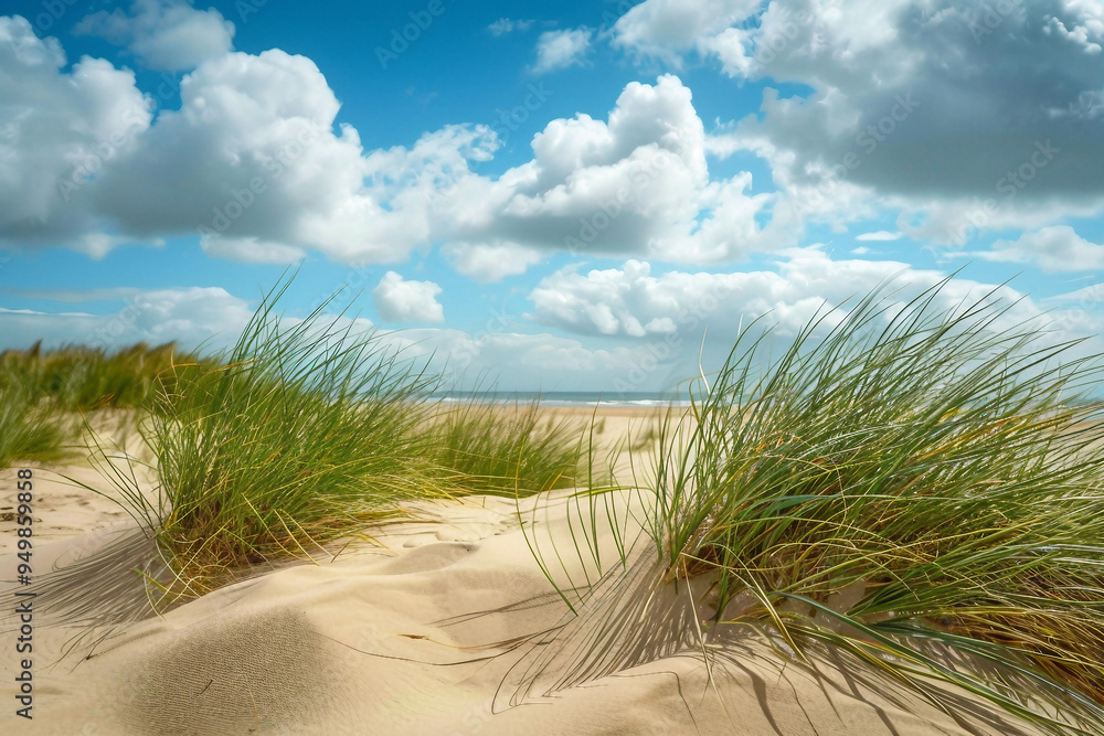 Generated with AI image of beautiful amazing summer landscape Generated with AI image of beautiful amazing summer landscape