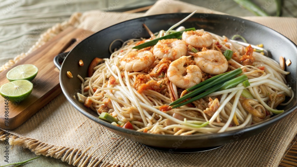 pad thai favorite and famous asian thai street food pad thai favorite and famous asian thai street food