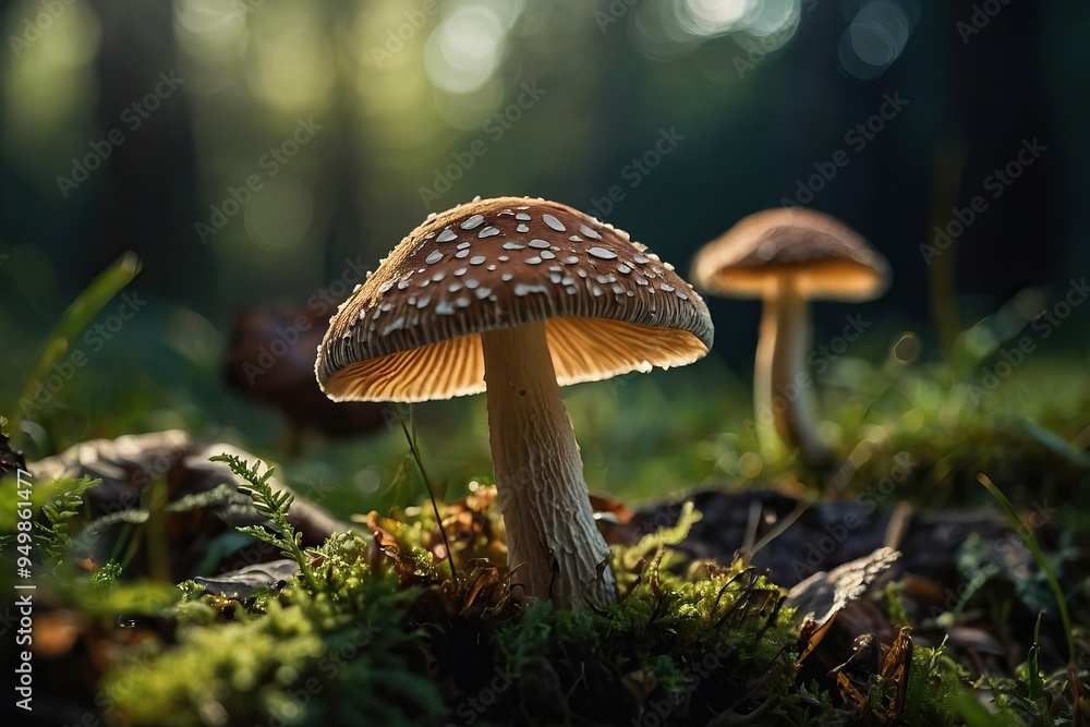 Fototapeta premium mushroom in the forest