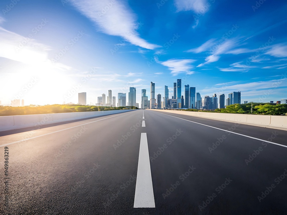 Fototapeta premium road in the city