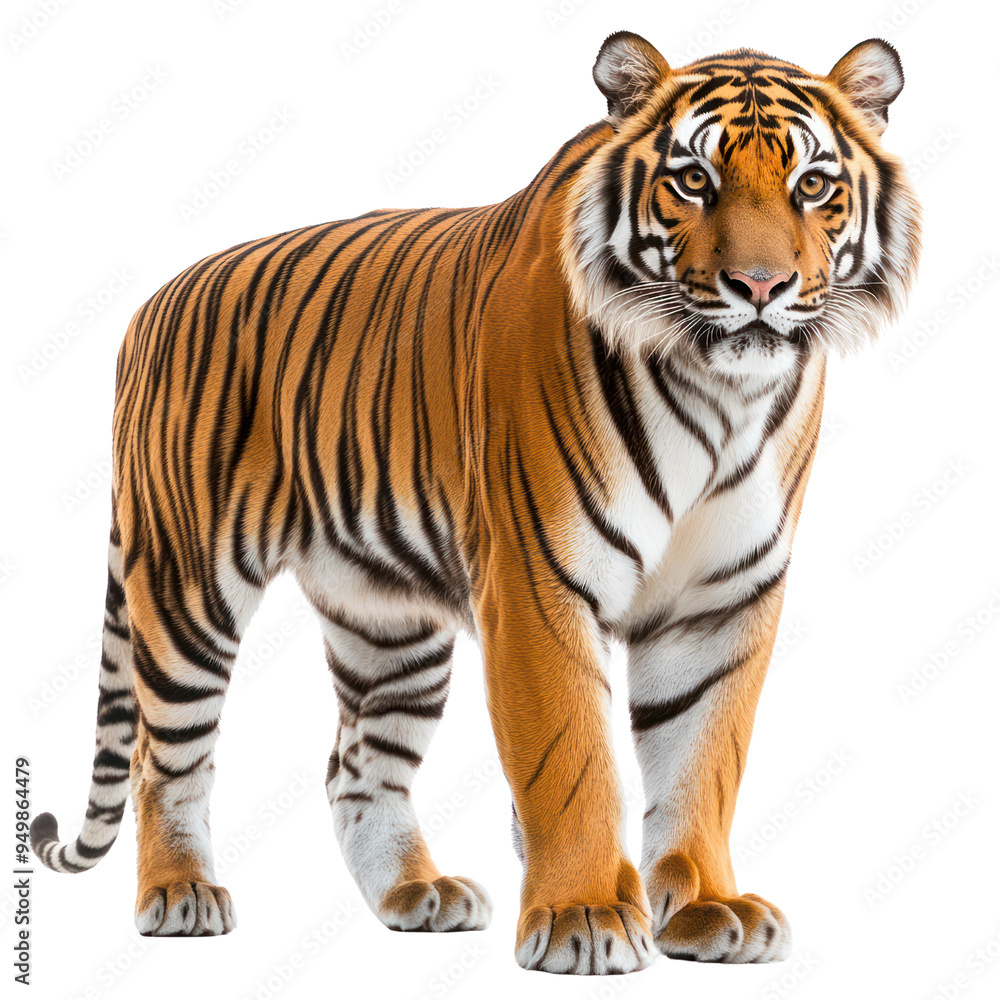 Bengal Tiger object isolated on transparent png. Bengal Tiger object isolated on transparent png.