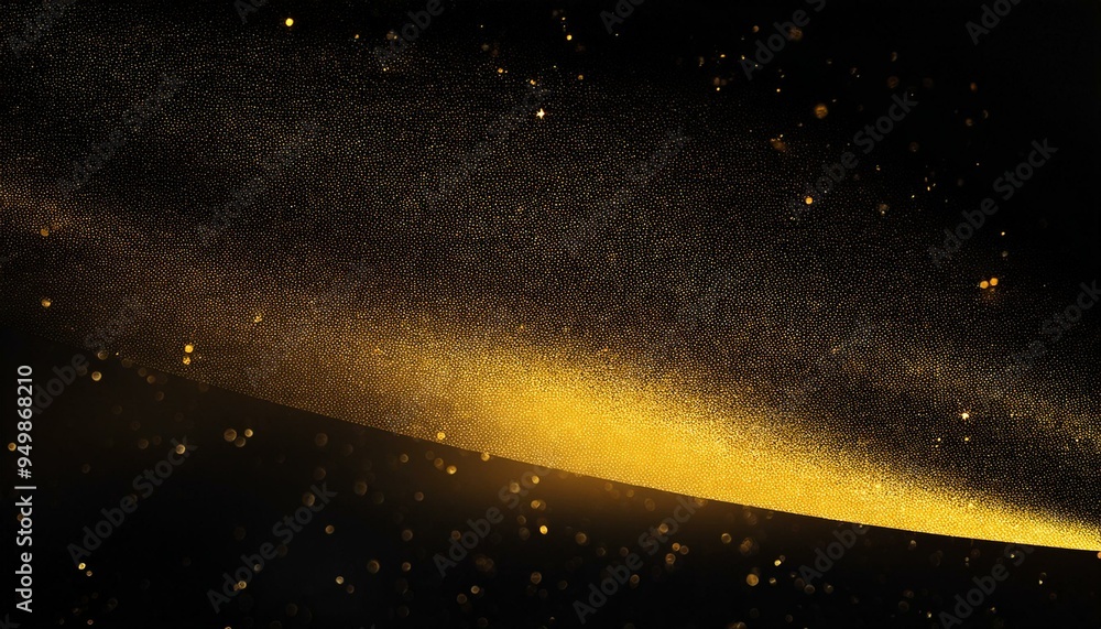Obraz premium Echoes of the Night: yellow Noise Unveiled