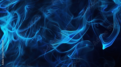 Blue_aesthetic_Black_background_blue_flames_background