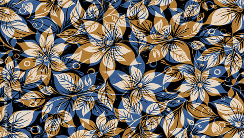 Botanical background. Abstract plant shapes. Minimalist illustration for printing on wall decorations.