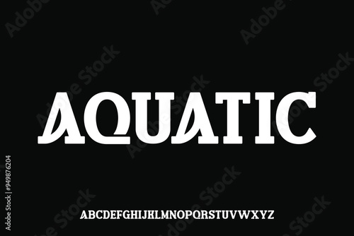 Display alphabet font vector design suitable for headline, poster, logo and many more