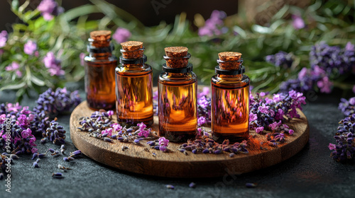 Obraz na płótnie creative Aromatherapist background wallpaper w salonie