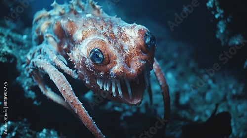 Deep Sea Creature with Sharp Teeth photo