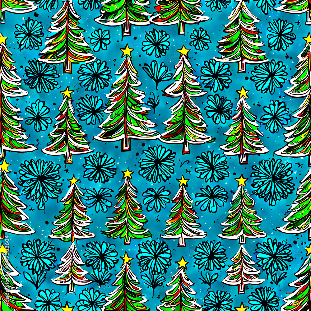 christmas tree pattern seamless christmas tree pattern seamless