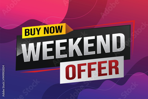 Buy now weekend Special sale tag. Banner design template for marketing. Special offer promotion retail. background banner modern graphic design for advertising store shop, online store, website

