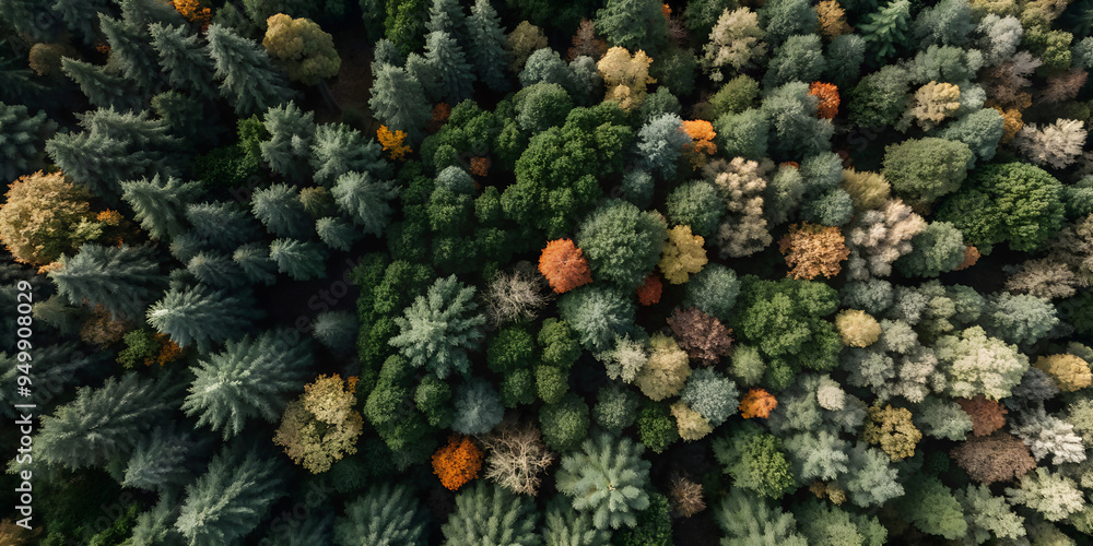 a close-up view of a dense forest with a variety of trees, leaves, and foliage a close-up view of a dense forest with a variety of trees, leaves, and foliage
