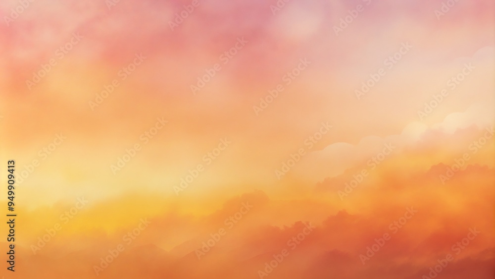 Fototapeta premium Soft gradient abstract background with warm hues in a dreamy atmosphere