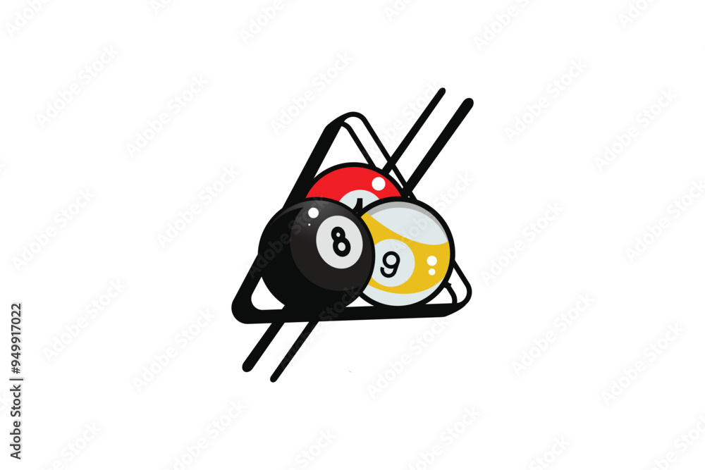billiard logo design billiard logo design