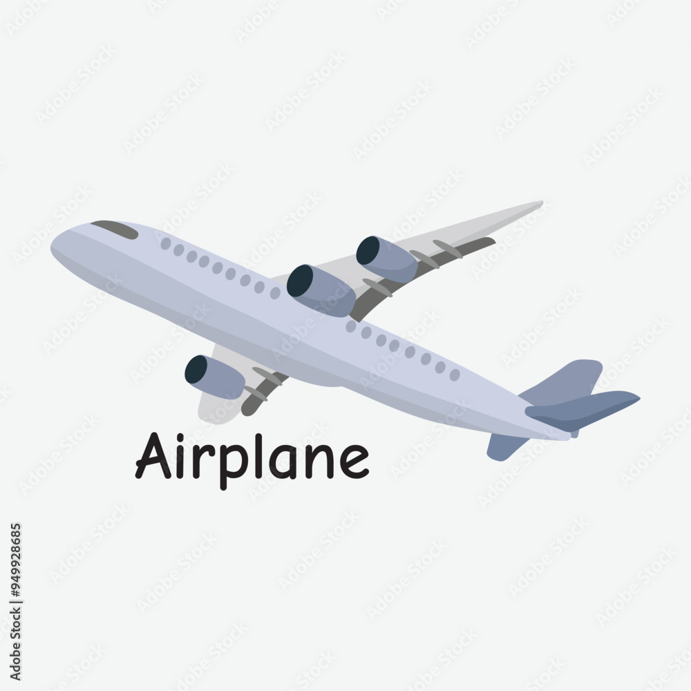 Airplane Vector Illustration for Aviation Art Airplane Vector Illustration for Aviation Art