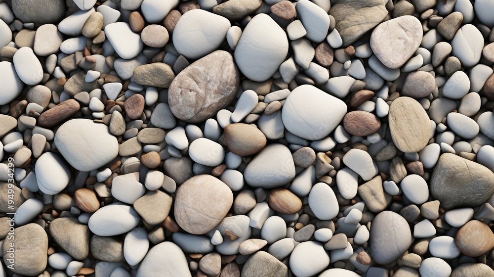 Smooth Stones Texture: Pebble Beach Background Smooth Stones Texture: Pebble Beach Background