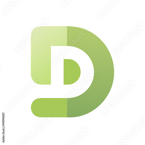 Free Download Minimalistic Vector Logo Featuring the Letter D with Modern Geometric Design and Clean Lines - GFXLoad