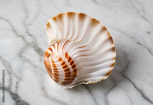 Seashell are beautiful, used as decorations, have patterns and colors.