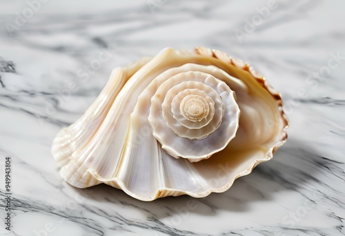 Seashell are beautiful, used as decorations, have patterns and colors.