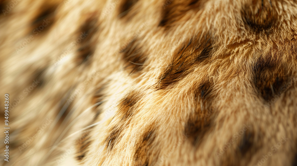Close-up view of a leopard's fur showcasing its unique patterns and textures in natural light Close-up view of a leopard's fur showcasing its unique patterns and textures in natural light