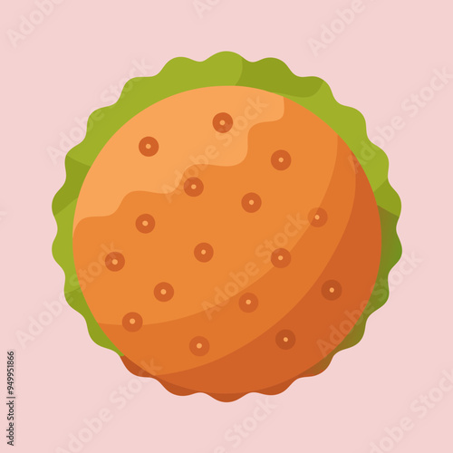 Falafel Illustration Vector - Perfect for Culinary and Recipe Projects