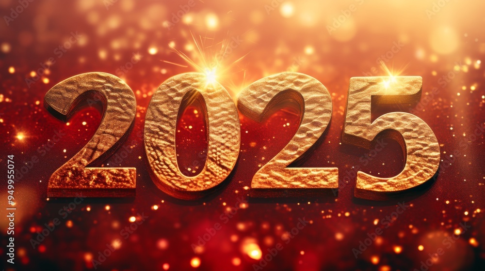 A snake coiled around the numbers 2025 representing the upcoming year with a futuristic and red and green-themed background. A snake coiled around the numbers 2025 representing the upcoming year with a futuristic and red and green-themed background.