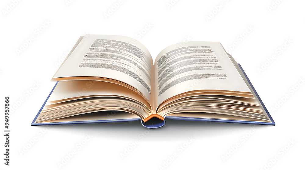 an open book with the word on the page. an open book with the word on the page.