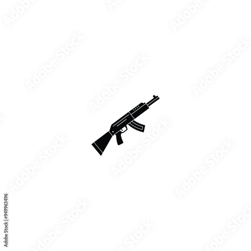 gun silhouette vector