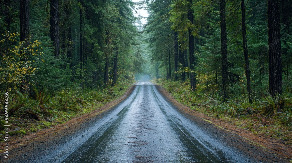 Majestic Pine Forest Roadway: A Scenic Journey through Towering Pines Majestic Pine Forest Roadway: A Scenic Journey through Towering Pines