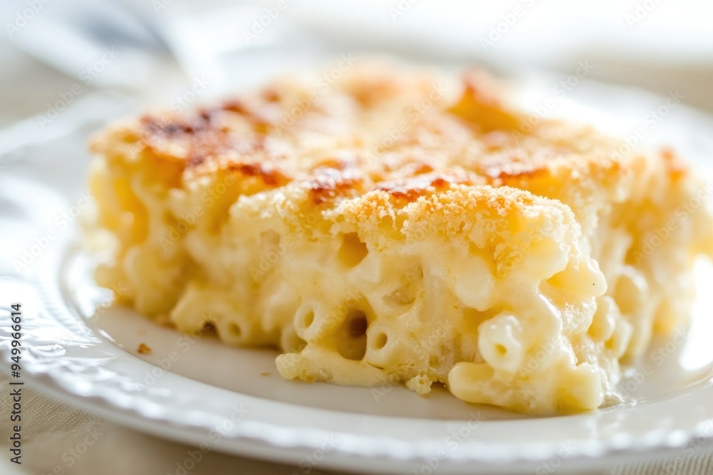 Close-up of Creamy Macaroni and Cheese Close-up of Creamy Macaroni and Cheese