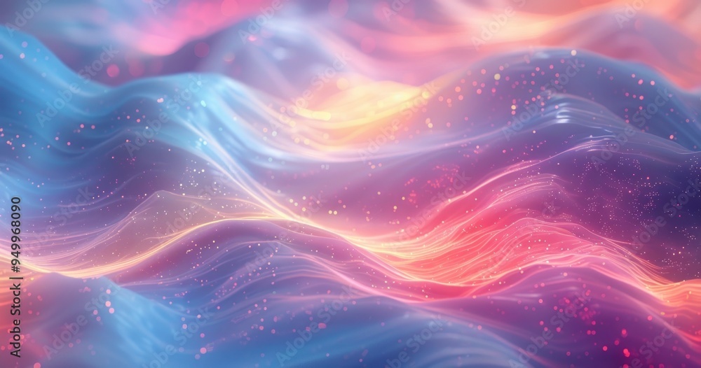 Obraz premium Abstract Light Waves