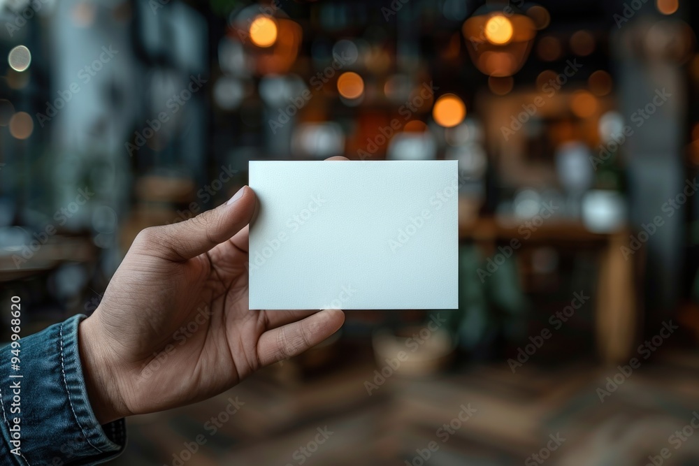 Blank Card Mockup Blank Card Mockup