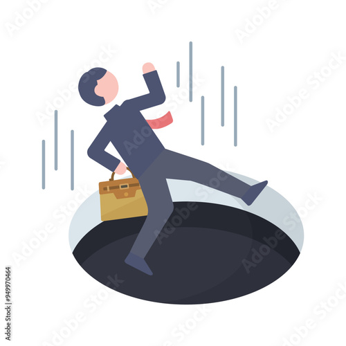 会社員男性　落とし穴