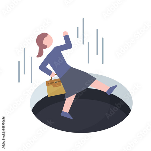 会社員女性　落とし穴
