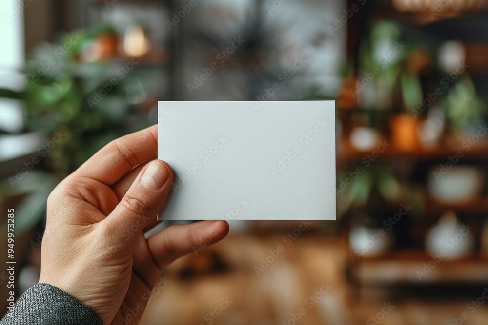 Blank Card Mockup Blank Card Mockup